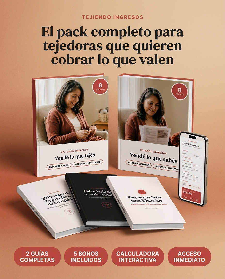 Pack Completo - Tejiendo Ingresos 🧶